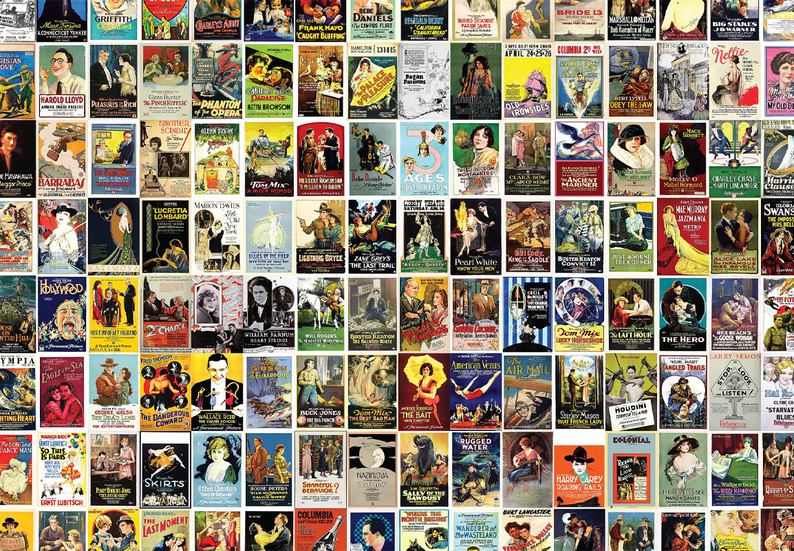 Vintage poster detail