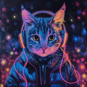 Neon Headphones Cat 3