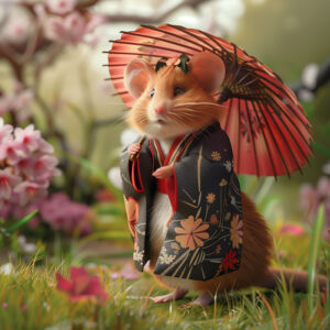Cute Geisha Hamster 2