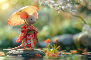 Cute Geisha Mouse 1
