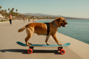 Skateboarding Dog 2