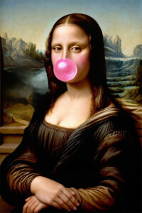 Mona Lisa Bubble Gum