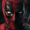 Close-up of Deadpool in a Black & Red suit and mask with white eye covers, splattered with blood, and a sword on his back—capturing the bold style fans will love in Deadpool. Fantasy art poster available in A1 to A4 sizes.