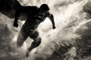 Superman B&W 2