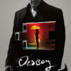 A man in a suit holds a hammer, with an inset image of a woman holding a yellow umbrella in the rain; 2013 movie Oldboy is written at the bottom. Movie poster print available in A1 to A4 sizes.