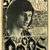 Black and white concert poster for The Doors, featuring band members faces, event details, and stylized text promoting their 1967 Ballroom Days shows at the Shrine Exposition Hall. Music poster print available in A1 to A4 sizes.