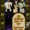 Fleetwood Mac concert poster with art deco border and stylized graphics, featuring the five band members. Event details: Saturday, May 7th, 1977 at Oakland Stadium. Music poster print available in A1 to A4 sizes.