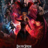 Poster for Doctor Strange in the Multiverse of Madness (2022), featuring Doctor Strange, Scarlet Witch, and other characters set against a mystical, cosmic background. Movie poster print available in A1 to A4 sizes.