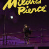 A woman stands alone on a bridge at night under a streetlamp, with the title Mildred Pierce in large yellow script above her, evoking the suspenseful mood of the 1945 film. Movie poster print available in A1 to A4 sizes.