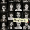 A collage of black and white portraits shows the same characters at different ages, capturing the coming-of-age story of Boyhood. The title appears on a yellow strip in the centre, referencing the acclaimed 2014 film. Movie poster print available in A1 to A4 sizes.