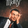 A man in a suit holds a cigarette and rests his face on his hand, with the word Marty in large text above him, referencing the 1955 film. Movie poster print available in A1 to A4 sizes.