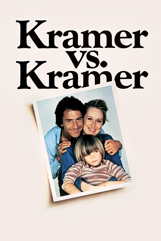 Product-Image_0009_Kramer vs. Kramer.jpg Movie poster for Kramer vs. Kramer, the acclaimed 1979 movie, featuring a photo of a smiling man, woman, and child below the film title in large black text. Movie poster print available in A1 to A4 sizes.