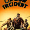 A group of men in Western attire stand together, with one man holding a rope, under the title The Ox-Bow Incident and a noose graphic against an orange background, evoking the tense drama of the 1949 classic. Movie poster print available in A1 to A4 sizes.