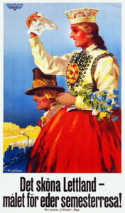 Vintage Travel Poster by Linde Verners (1895-1970)