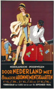 Vintage Travel Poster for Nederlandsche Spoorwegen 15th September 1930