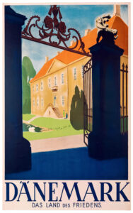 Vintage Travel Poster for Dänemark, das Land des Friedens by Erik Stockmarr 1937