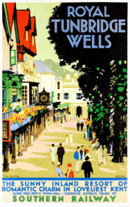 Vintage Travel Poster for Royal Tunbridge Wells by Kenneth Shoesmith