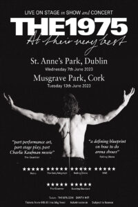 The 1975 – Dublin – Cork – Concert Poster 2023