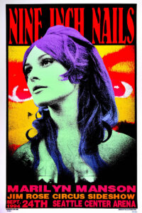 Nine Inch Nails – Marilyn Manson – Jim Rose Circus – Seattle 1994 Concert Poster