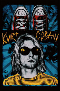 Kurt Cobain K.C. WA Music Poster