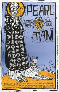 Pearl Jam – Summer Yield 1998 Tour Concert Poster