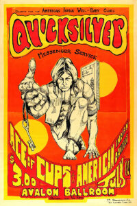 Quicksilver Messenger Service – Ace of Cups – Avalon Ballroom Concert Poster