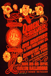Quicksilver Messenger Service – Avalon Ballroom 1966 Concert Poster