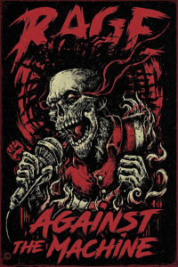 Rage Against The Machine Music Poster