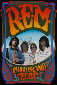 R.E.M. Memphis Tennessee Concert Poster