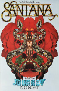 Santana & Special Guests Journey Concert Poster