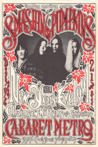 Smashing Pumpkins – Chainsaw Kittens – Cabaret Metro Concert Poster