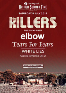 The Killers – Hyde Park 2017 Concert Poster