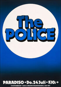 The Police – Paradiso Music Poster