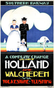 Vintage Travel Poster for A Complete Change Quaint Holland and Walcheren