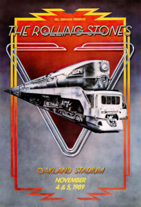 The Rolling Stones – Oakland Stadium 1989 Concert Poster