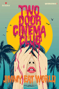 Two Door Cinema Club – Jimmy Eat World – Rio De Janeiro 2017 Concert Poster