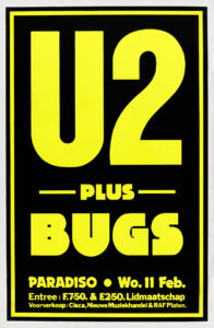 U2 plus Bugs – Paradiso Concert Poster