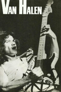 Van Halen Black & White Music Poster