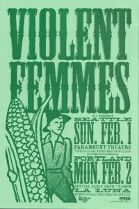 Violent Femmes – Seattle & Portland Concert Poster
