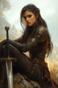 Female Warrior Poster 3
