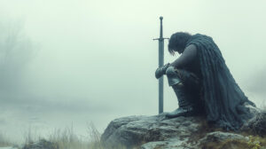 Male Warrior Customizable Poster 3 – Add Your Own Text and Photos