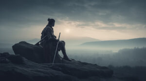 Male Warrior Customizable Poster 4 – Add Your Own Text and Photos