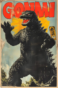 Godzilla Japanese Vintage Poster 2