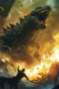 Godzilla Graphic Novel Style Poster