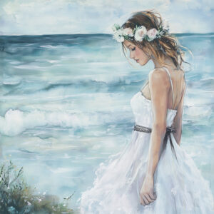 Beauty Beside The Ocean Watercolour Poster 1