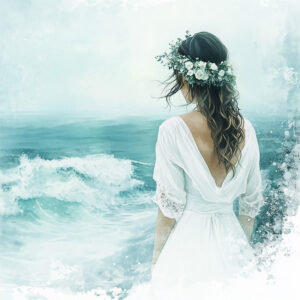 Beauty Beside The Ocean Watercolour Poster 2