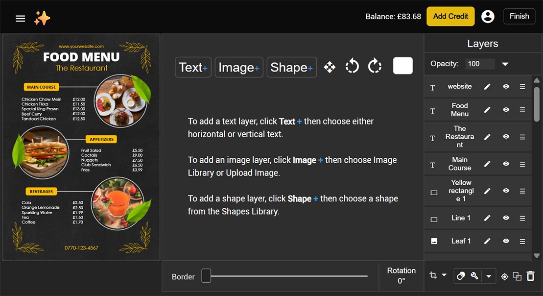 Personalize your poster with our easy-to-use customizer
